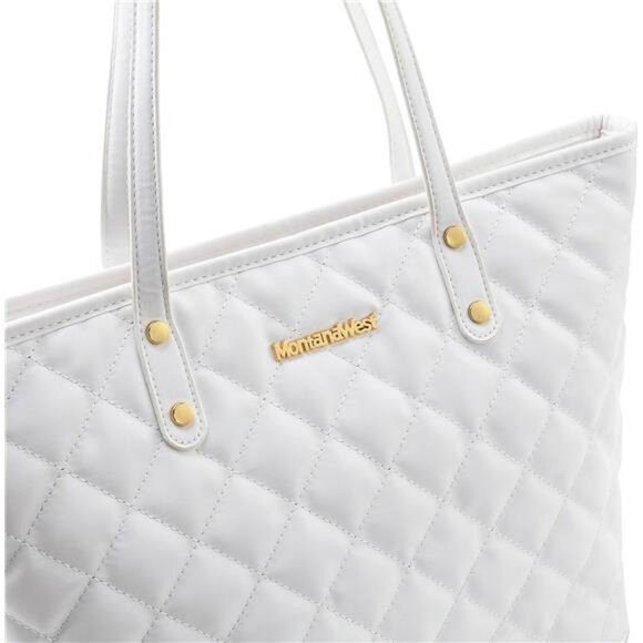 Trendy Quilted Handbag for Women Tote Purse Shoulderbag Large Fashion Hobo Purse - Picture 3 of 6